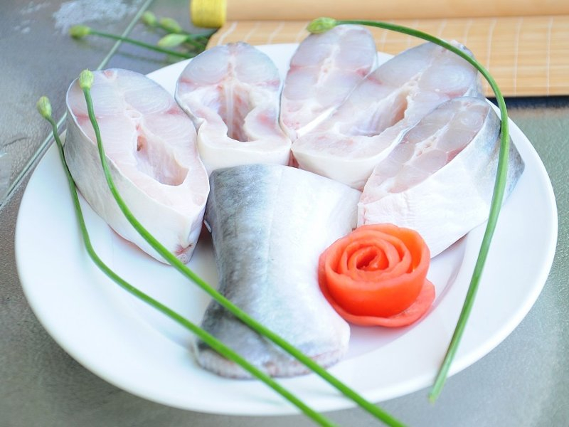 Pangasius Steak (chunk), Slice